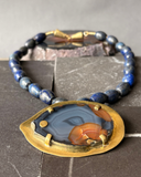 Collar Azul Ancestral - Lapislázuli y ágata