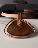 Tiara Raíz Cálida - Cobre y picoyo natural