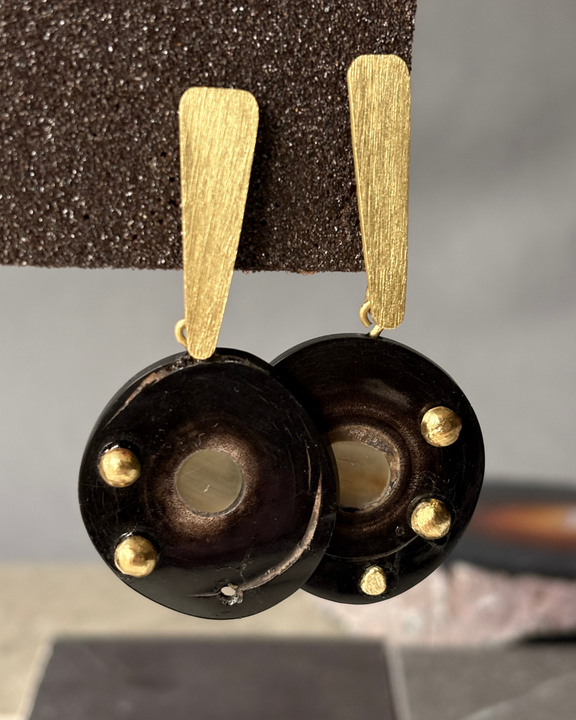 Aros Fragmento Bronce - Cacho y Bronce