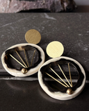 Aros Raíz de Cacho y Bronce - Bronce