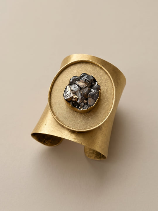 Brazalete Pirita Dorada