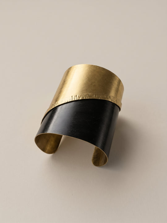 Pulsera Ébano Diagonal - Bronce