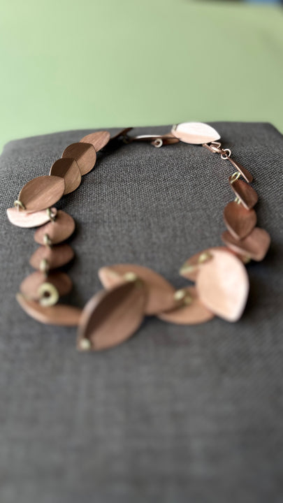 CADENA HOJAS DE COBRE