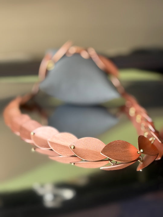 CADENA HOJAS DE COBRE