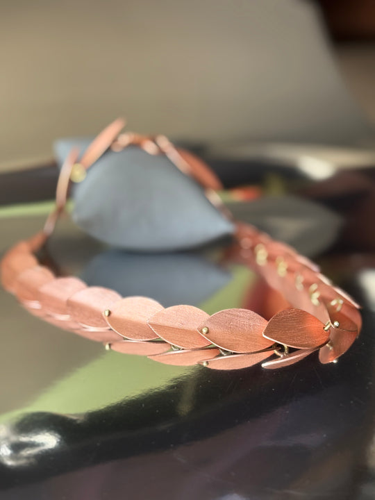 CADENA HOJAS DE COBRE