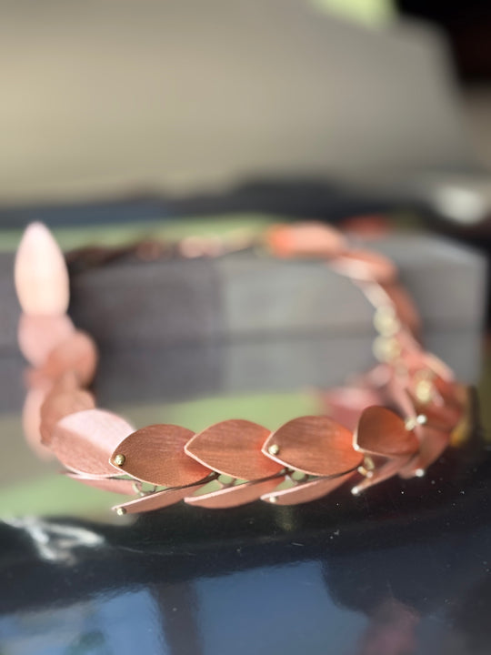 CADENA HOJAS DE COBRE