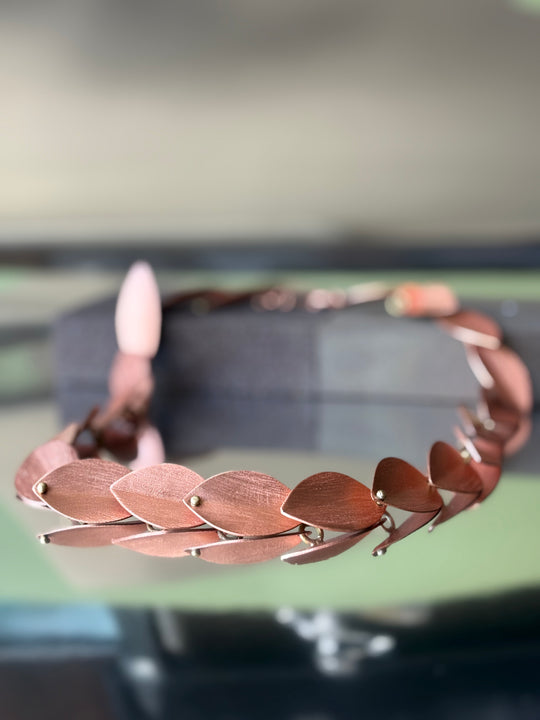 CADENA HOJAS DE COBRE