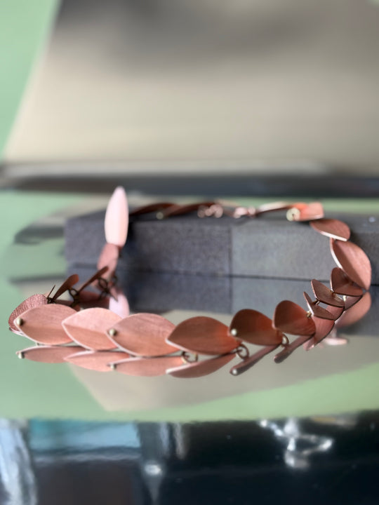 CADENA HOJAS DE COBRE