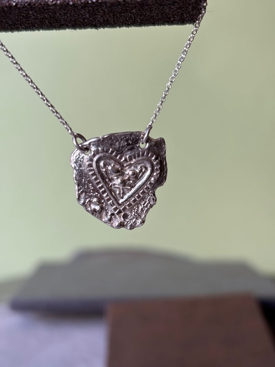 Collar Corazón de Plata