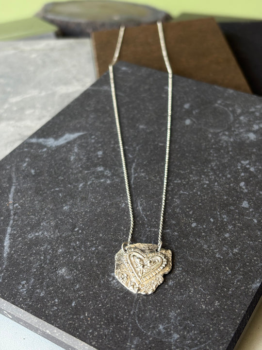 Collar Corazón de Plata