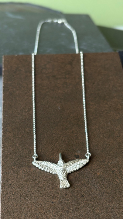 Collar Colibrí de Plata