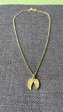 Collar Alas de Plata bañada en Oro