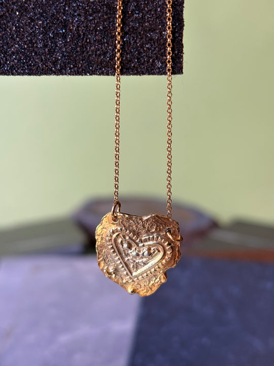 Collar Corazón Dorado