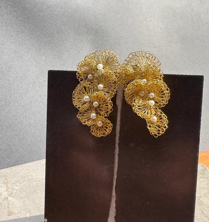 Aros Nidos Dorados - BRONCE