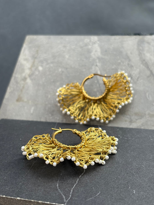 Aros Sevilla Blanco - BRONCE