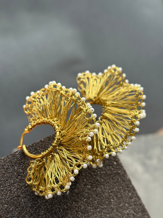 Aros Sevilla Blanco - BRONCE