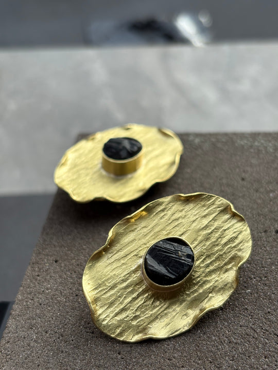 Aros Negro Profundo - BRONCE