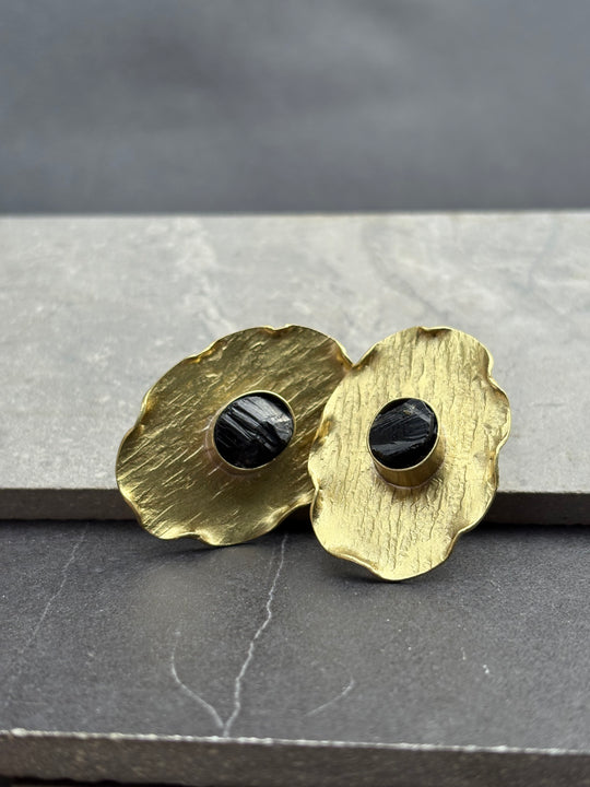 Aros Negro Profundo - BRONCE