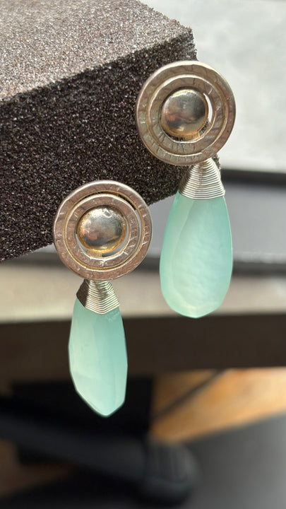 Aros Gota de Cielo - PLATA