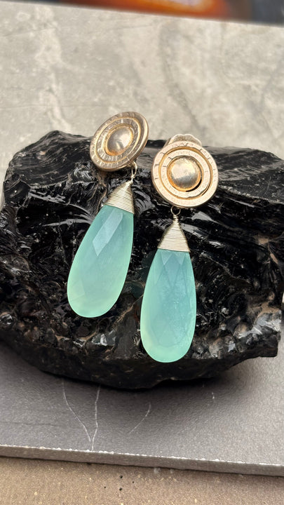 Aros Gota de Cielo - PLATA