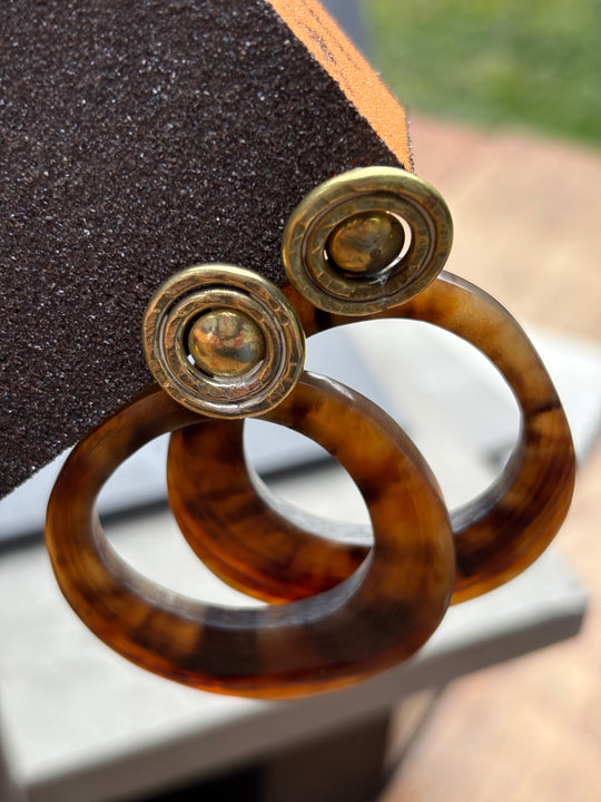 Aros Animal Print - BRONCE
