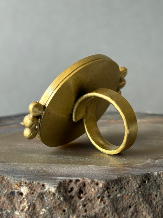 ANILLO REY RUBÍ - Bronce