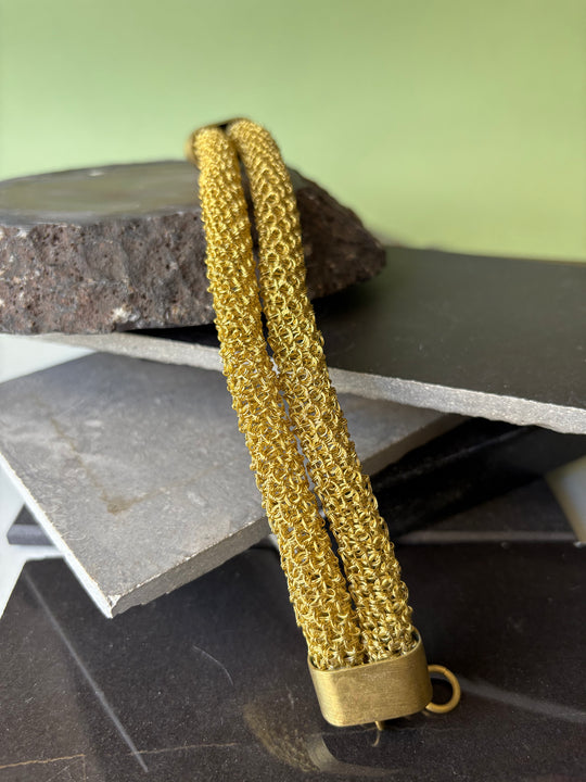 Pulsera Dublín Dorada - BRONCE