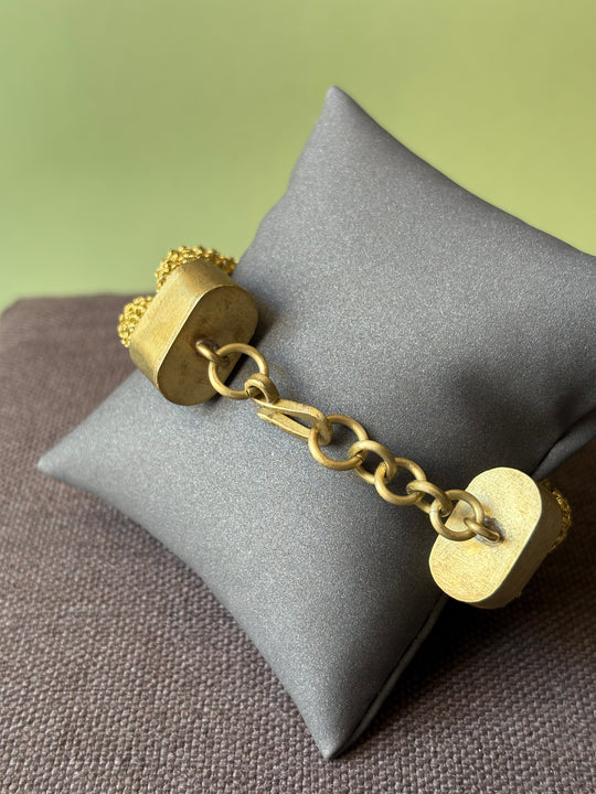 Pulsera Dublín Dorada - BRONCE