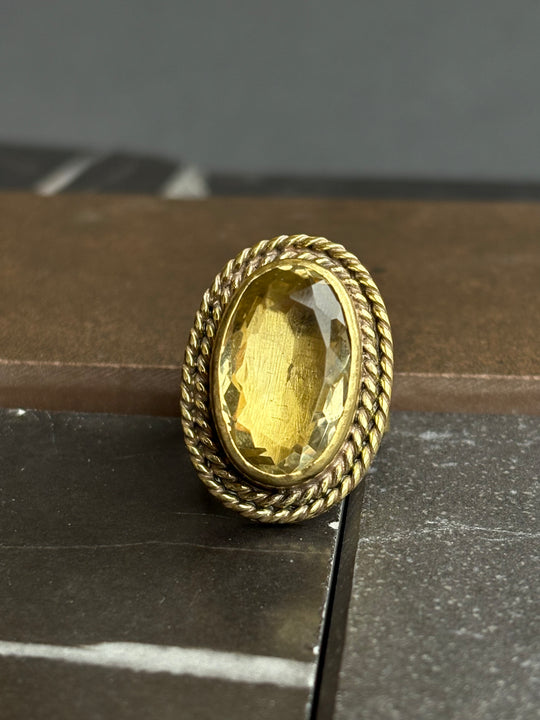 Anillo Trenza Cítrica – Bronce