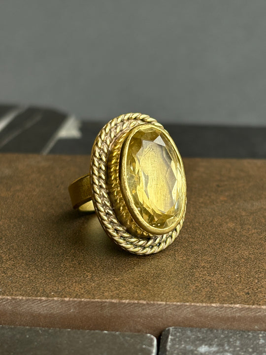 Anillo Trenza Cítrica – Bronce