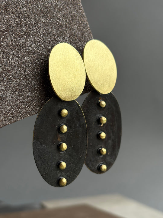 Aros Eclipse – Bronce y pátina negra