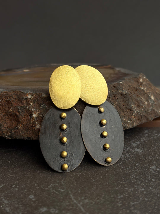 Aros Eclipse – Bronce y pátina negra