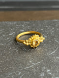 Anillo Sol Cítrico – Bronce bañado en oro