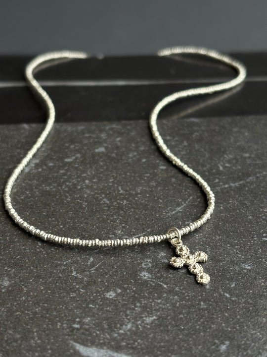 Collar Cruz de Plata – Plata