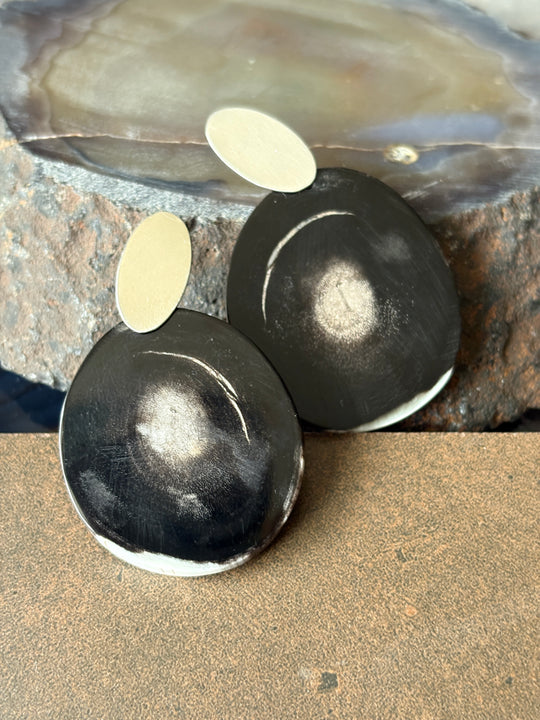 AROS CACHO BICOLOR - Cacho y Plata