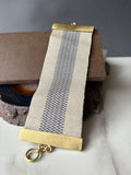 PULSERA MANTO DE HUASO BLANCO - Bronce