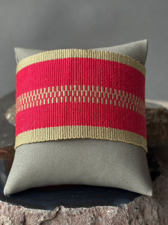 PULSERA MANTO DE HUASO ROJO - Cobre