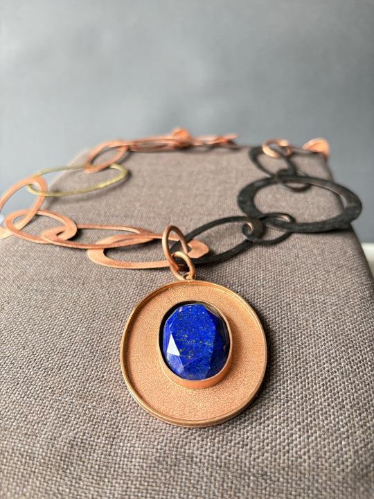 COLLAR CIELO - Cobre Lapislázuli