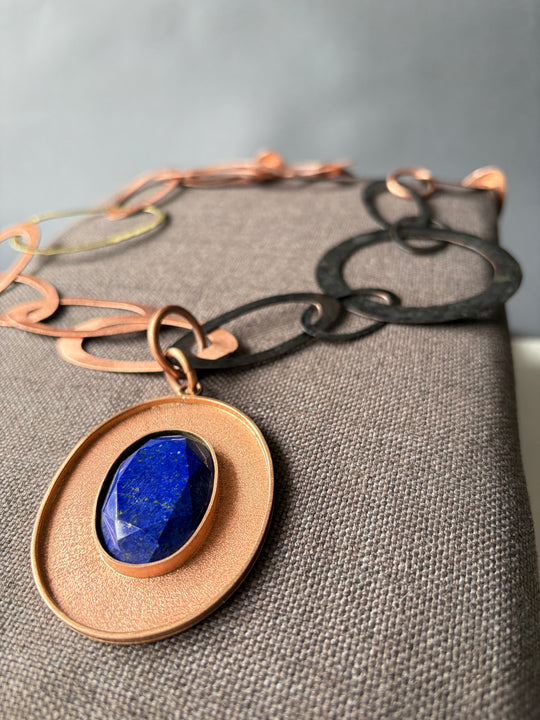 COLLAR CIELO - Cobre Lapislázuli