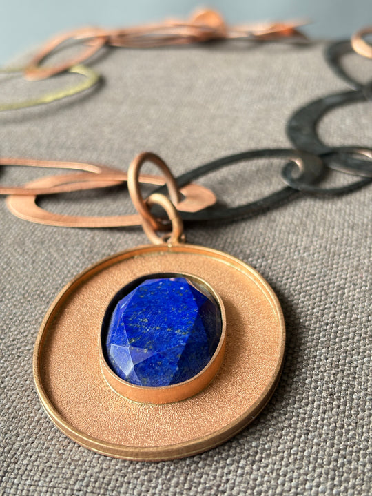 COLLAR CIELO - Cobre Lapislázuli