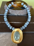 Collar Cielo Marino – Aguamarina