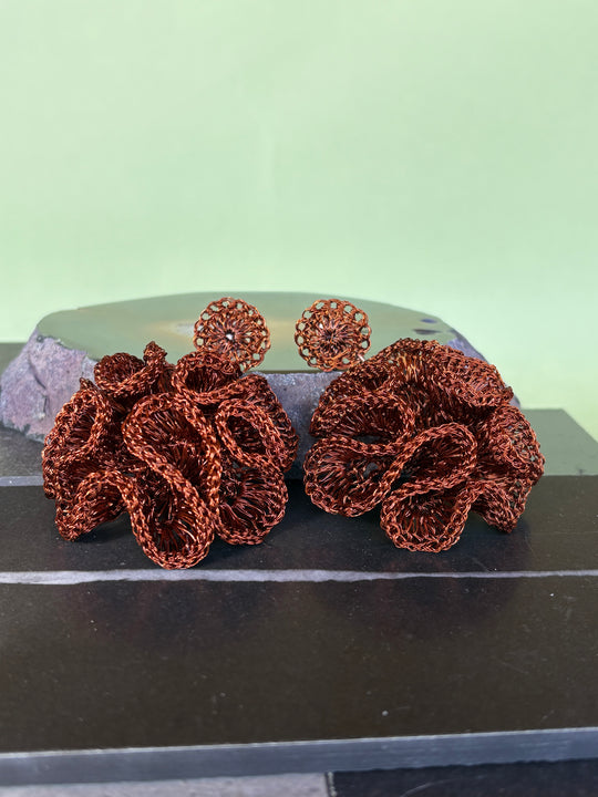 Aros Flor Española – Cobre