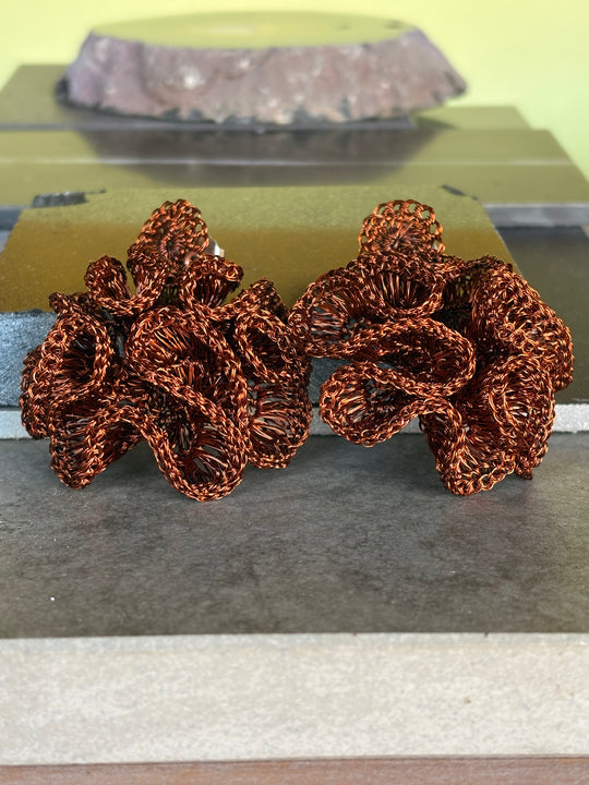 Aros Flor Española – Cobre