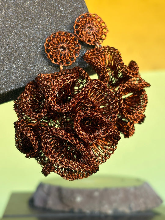 Aros Flor Española – Cobre