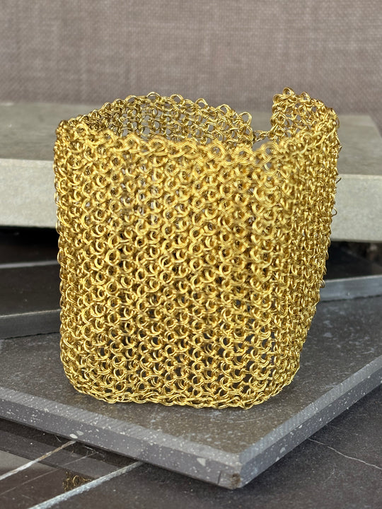 Brazalete Trama Solar - Bronce