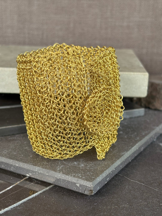 Brazalete Trama Solar - Bronce