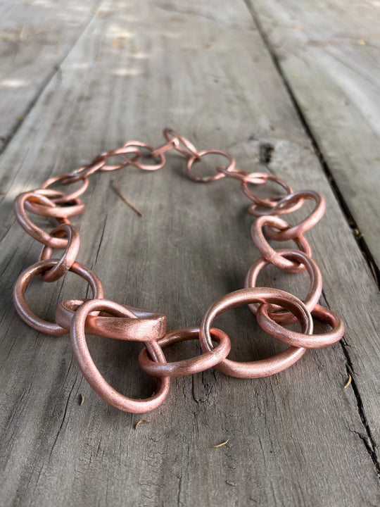 Collar Libre Corto - Cobre