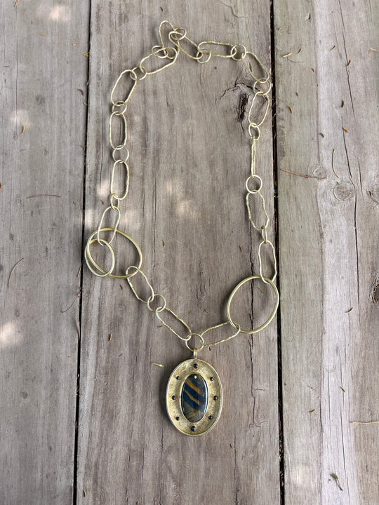 Collar Ojo de Halcón - Bronce