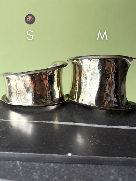 Brazalete Abstracto Talla S - Alpaca pulida