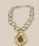 Collar Destello Dorado